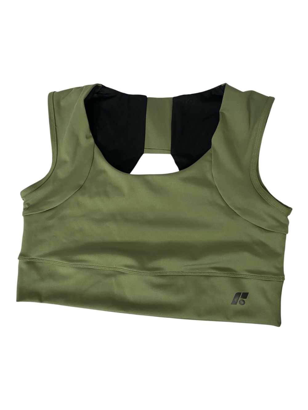 Forme Power Sports Bra Women Posture/Form Correcting Sports Bra 3XL Green Black